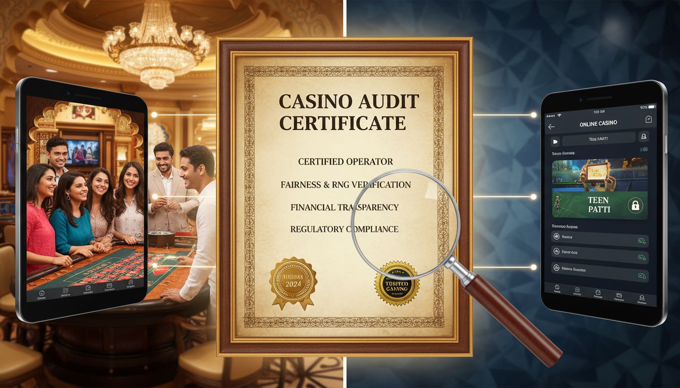 Understanding casino audit certificates for Indian users