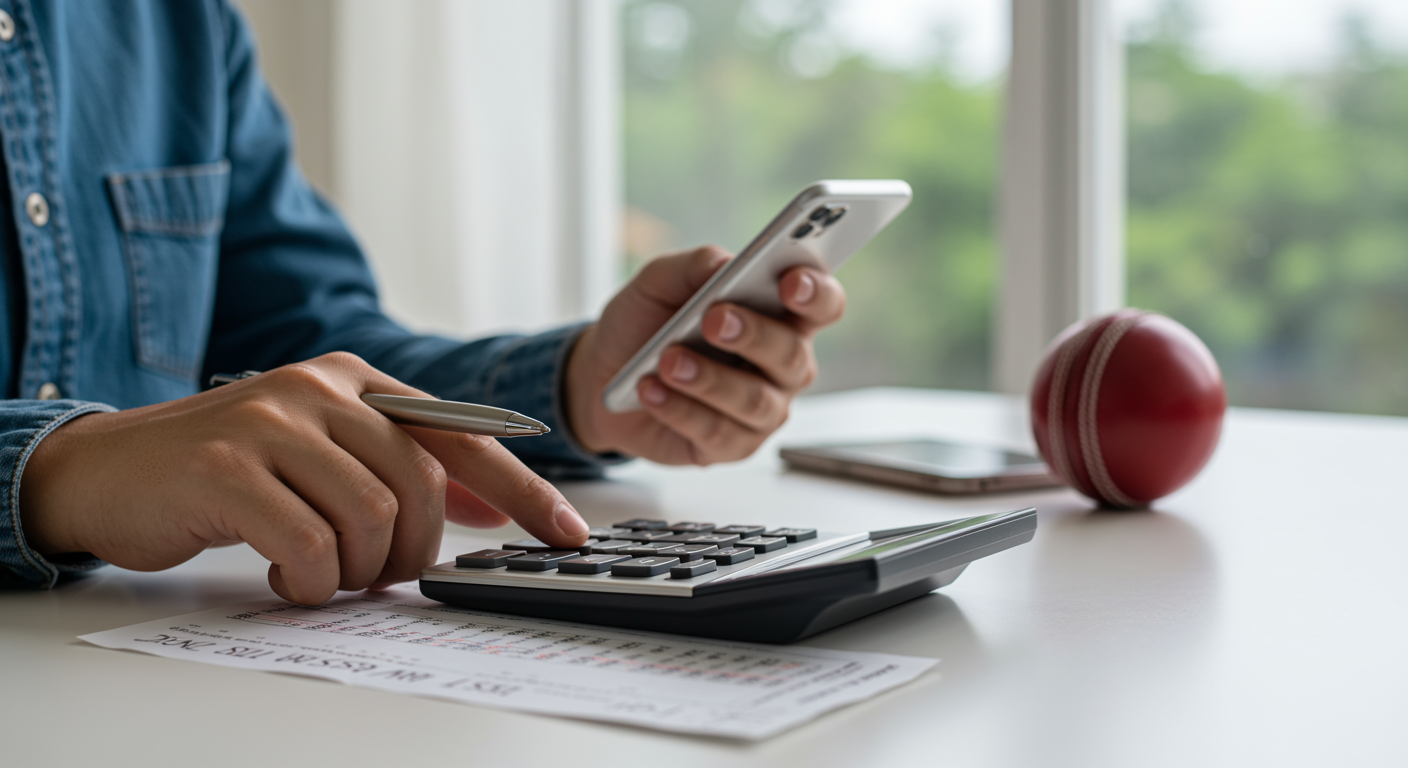How to calculate cricket bet returns in India
